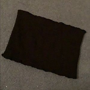 ASOS smocked black tube top